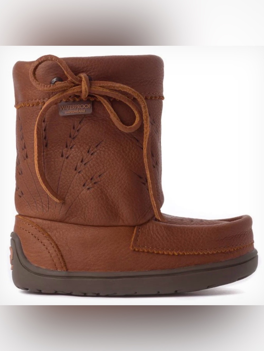 Manitobah WATERPROOF GATHERER Leather Waterproof Mukluks Boots Shearling Lined